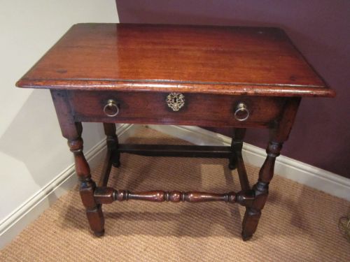 Original George II Oak Side Table