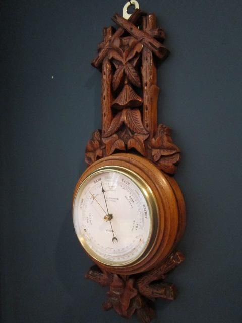 Small Victorian London Banjo Barometer