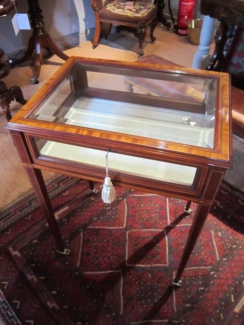 Beautiful Edwardian Inlaid Bijoutrie Cabinet