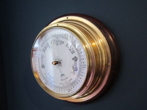 Large Edwardian Marine Barometer
