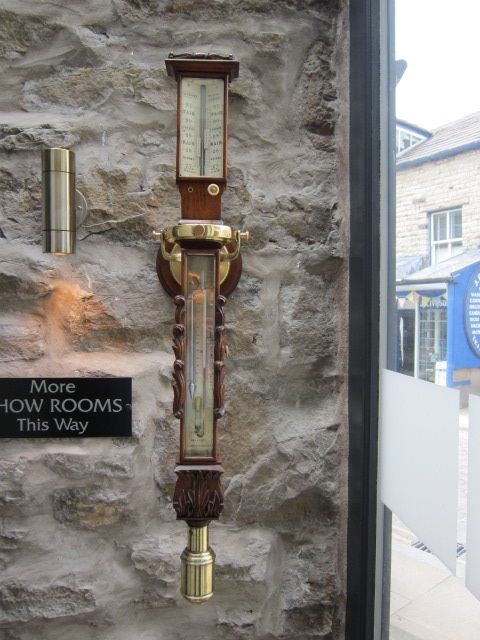 Rare 19th Century Walnut London Marine Barometer