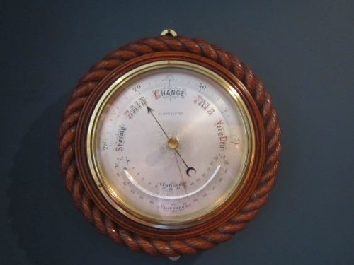 Quality Victorian Silvered Aneriod Barometer