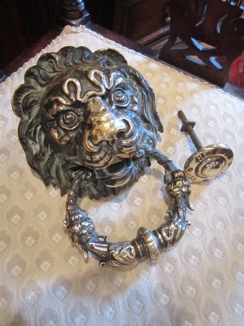 Fine Regency Brass Door Knocker