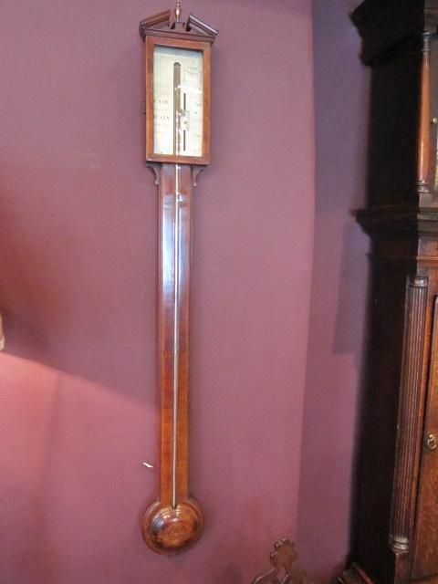 Late Georgian Period Mahogany Stick Barometer