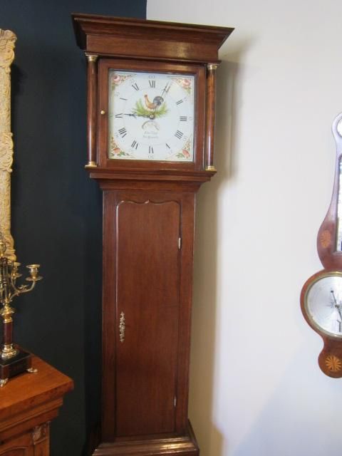 fig 1. PRETTY GEORGIAN SHROPSHIRE LONGCASE CLOCK