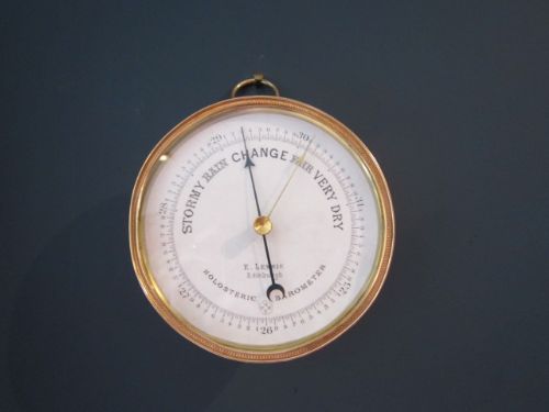 Victorian Gilt Bronze Marine Barometer