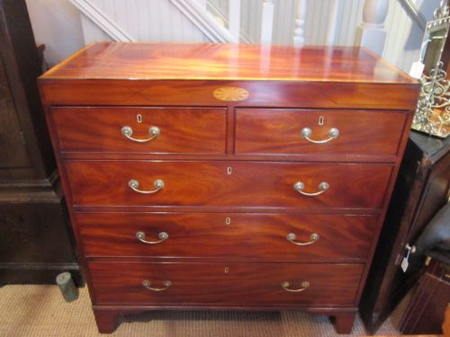 Quality Late Georgian Inlaid Chest of Drawers
