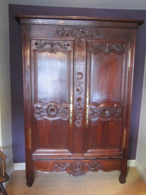 Superb 18th Century French Oak Robe