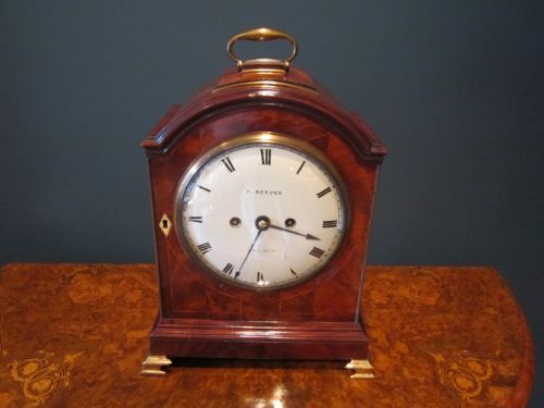A Small Regency London Bracket Clock