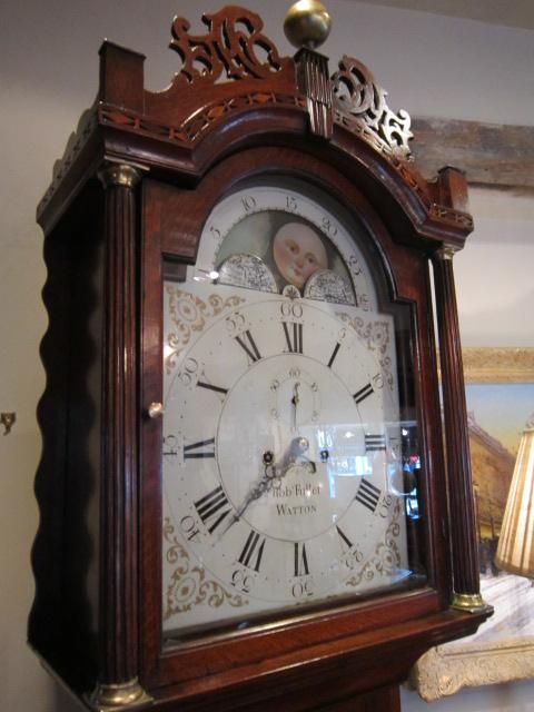Attractive Georgian Inlaid 8 Day Norfolk Longcase Clock