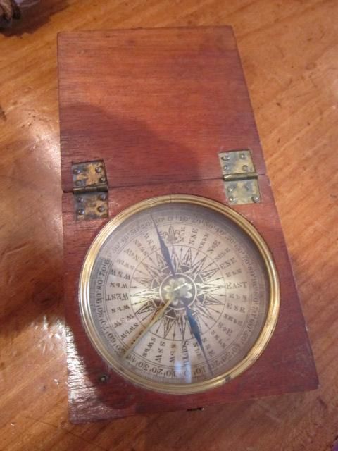 Early Victorian Travelling Compass