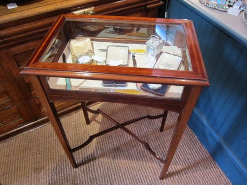 Quality Edwardian Inlaid Bijoutrie Case