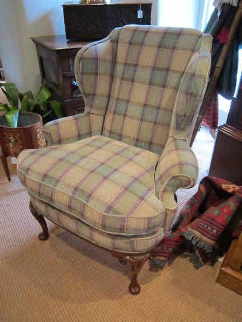 Superior Victorian Walnut Wing Armchair
