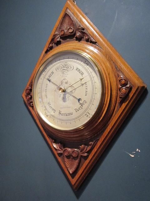 Victorian Edinburgh Aneriod Barometer