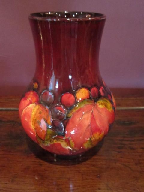 Superb Moorcroft Large Flambe Vase