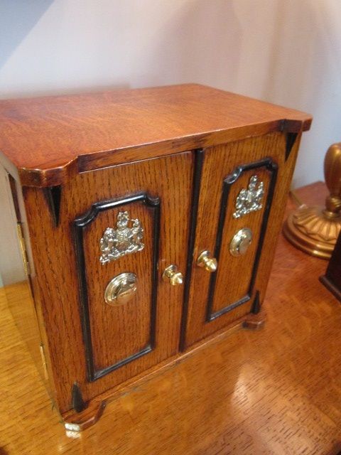 Unusual Victorian Collectors Chest