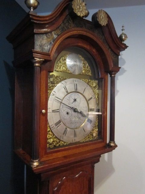 Impressive Georgian 8 Day Cheshire Longcase Clock
