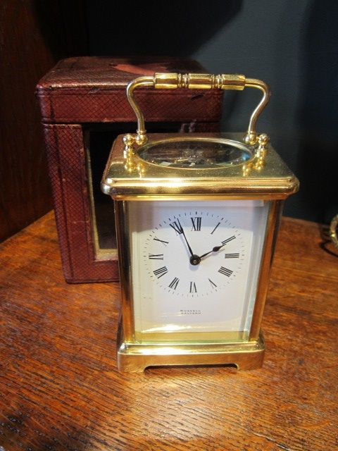 Cased Victorian Brass Carriage Clock
