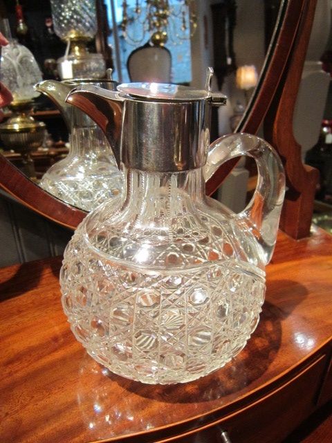 Superb Silver Mounted Claret Jug