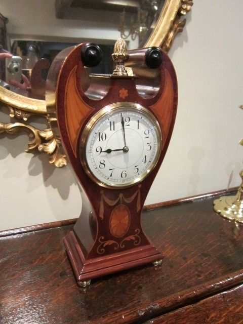 Elegant Sheraton Style Mantle Clock