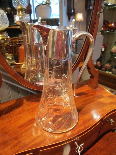 Elegant Edwardian Plated Claret Jug
