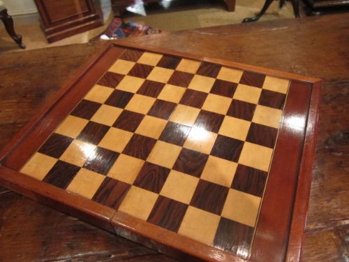 Victorian Inlaid Fold Over Games Board