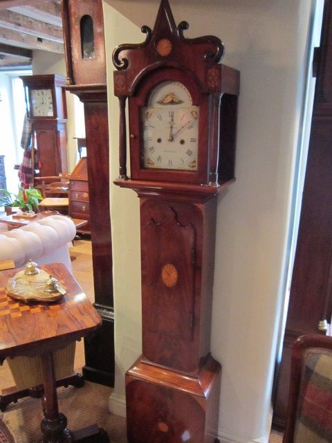 Rare & Original Regency Minature Longcase Clock