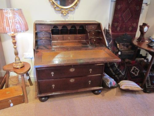 George II Period Small Oak Bureau