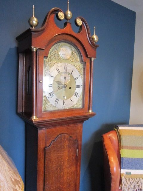 Small Mid Georgian Hull Longcase Clock