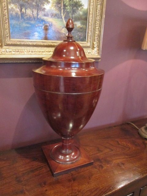 Rare George III Inlaid Cutlery Urn