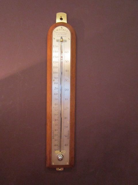 Superb London Victorian Wall Mounted Thermometer