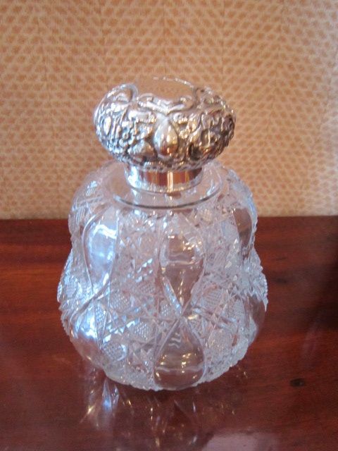 Very Large Victorian Silver Scent Bottle