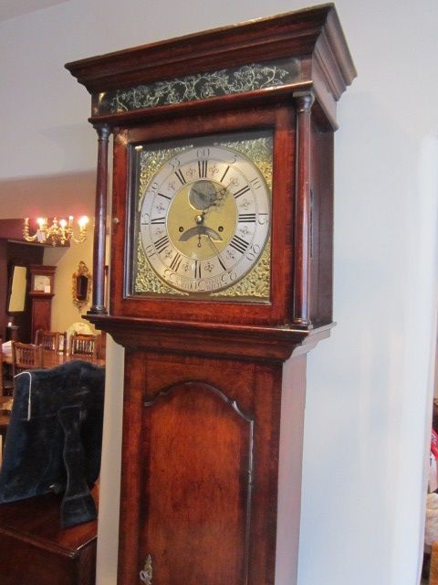 Georgian 8 Day Cheshire Longcase Clock