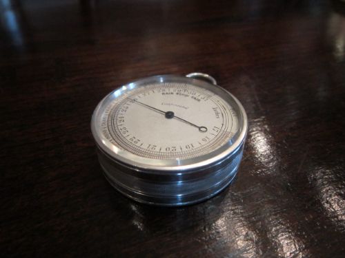 Victorian Sterling Silver Pocket Barometer