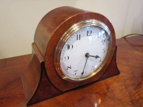 Small Edwardian Inlaid Mantle Clock