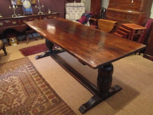 Superb Early Georgian Oak Refectory Table