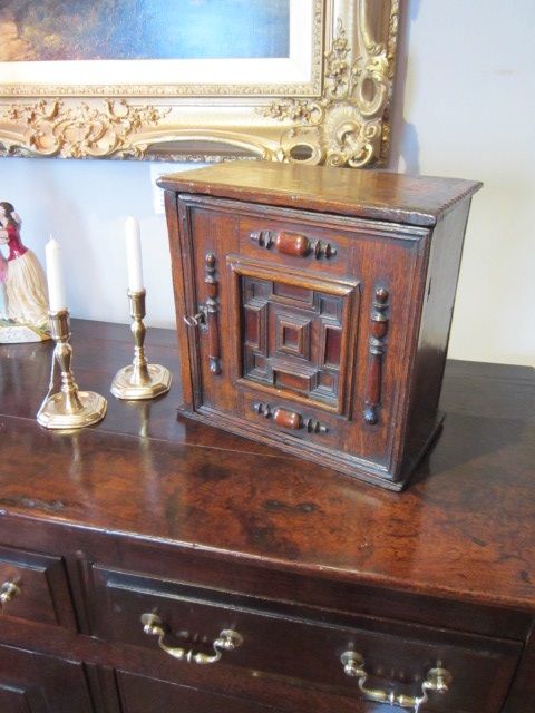 Very Small Charles II Oak Spice Cupboard