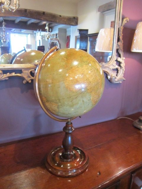 Impressive Large 1920'S Terrestrial Globe