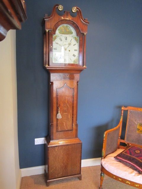 Small Late Georgian Lincolnshire 8 Day Longcase Clock