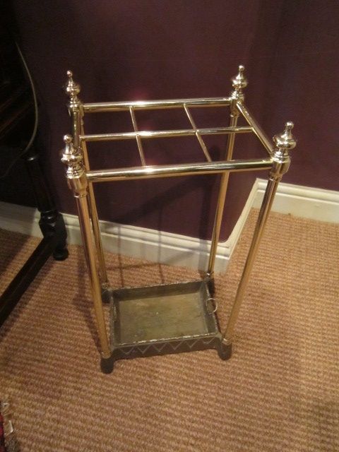 Quality Victorian Brass Stick/umbrella Stand
