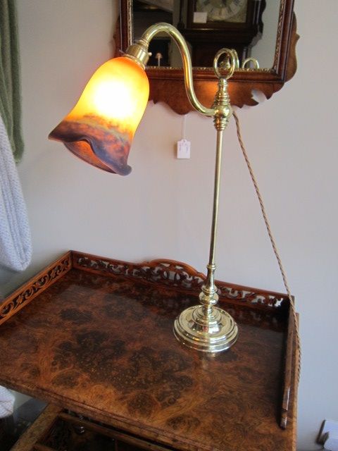Edwardian Rise & Fall Desk Lamp