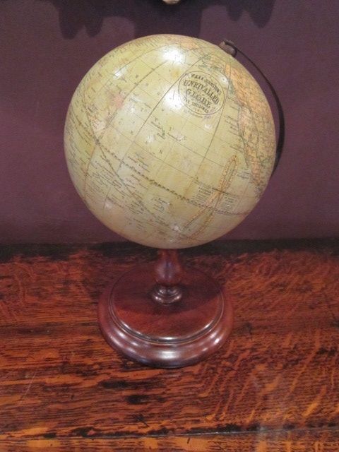 Minature Edwardian Terrestrial Globe