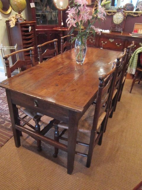 Superb George III Oak Refectory Table