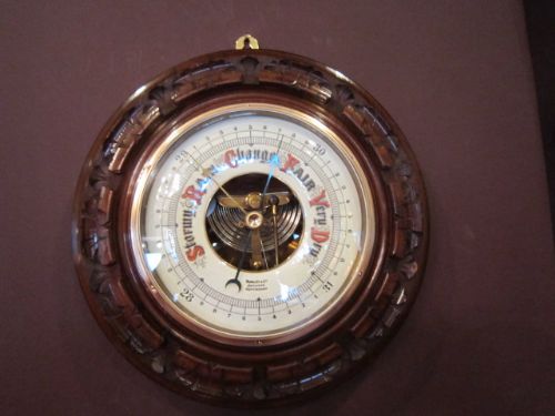 High Quality Victorian Carved Barometer