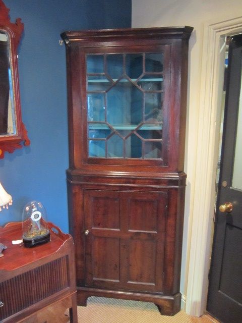 Small Georgian Double Corner Cupboard