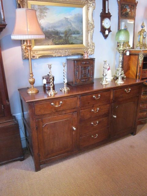 Fine George II Period Oak Dresser Base