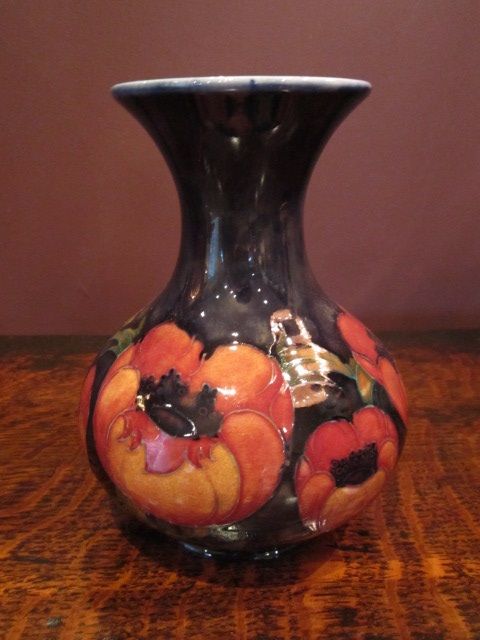 Superb Moorcroft Big Poppy Vase