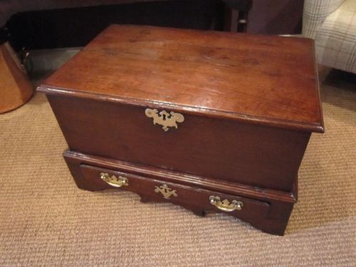 Superb Mid Georgian Oak Coffer Bach
