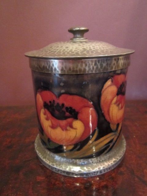 Moorcroft Libertys Big Poppy Pot