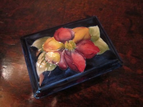 Moorcroft Clematis Lidded Dish